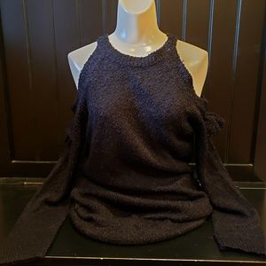 Exhilaration Open Shoulder Sweater